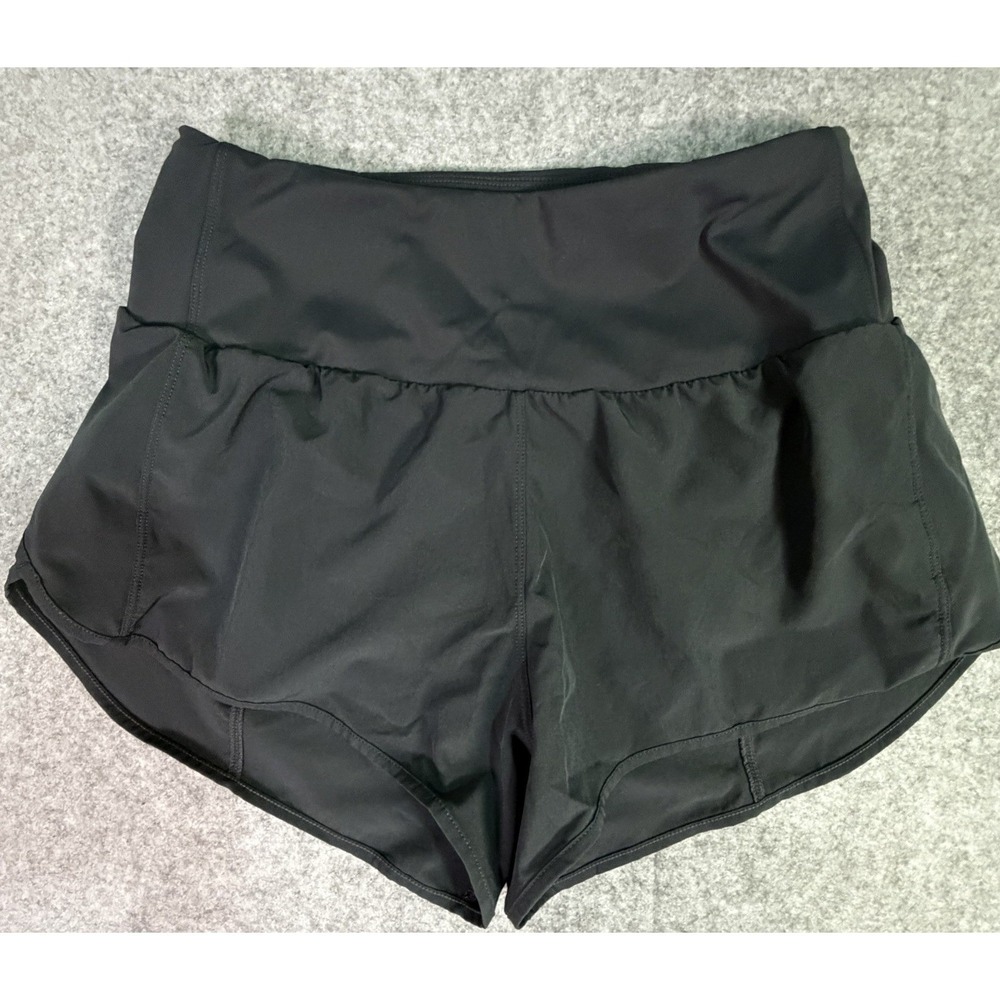 Athletic Shorts Black Women's Size M Running Gym Workout Fitness Apparel‎